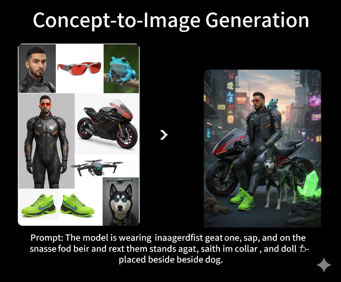 Professional designer using Nano Banana Pro 4K AI image generator to create consistent character designs and marketing visuals